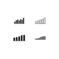 volume bar icon vector illustration design template.