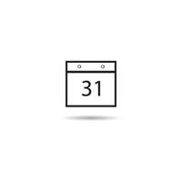 Calendar icon  vector illustration design template.