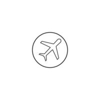 Airplane icon vector illustration design template