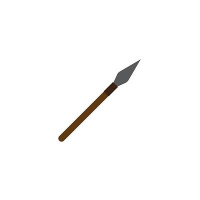 Spear icon vector illustration design template