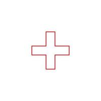 medical cross logo vector