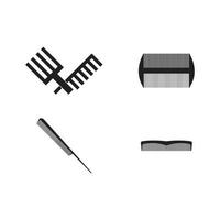 Comb icon vector illustration design template.