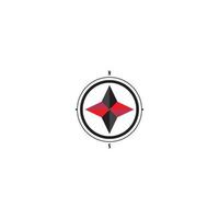 compass logo vector illustration design template.