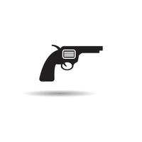 gun logo vector illustration design template