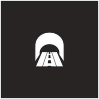 Tunnel icon  vector illustration template design