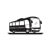 plantilla de logotipo de ilustración de vector de icono de autobús.