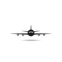 plantilla de diseño de ilustración de vector de icono de avión