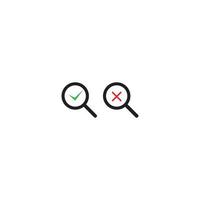 Search icon vector illustration design template