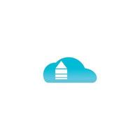 Upload icon vector illustration design template