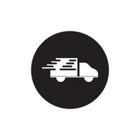 delivery truck logo  vector illustration design template