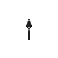 Spear icon vector illustration design template