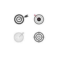 Target icon  vector illustration design template.