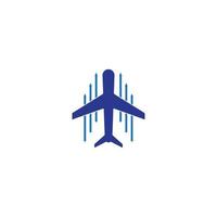 Airplane icon vector illustration design template