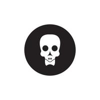 Skull icon vector illustration design template