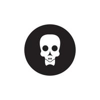 Skull icon vector illustration design template