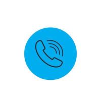 phone receiver icon  vector design template