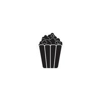 POPCORN ICON  vector illustration design template.