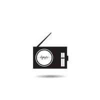 Radio icon vector illustration design template