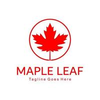 maple leaf logo vector