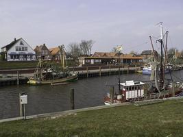 Greetsiel en el mar del norte alemán foto