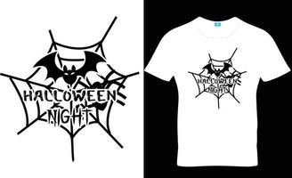 diseño de camiseta de halloween vector