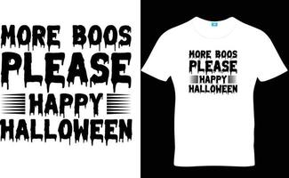 diseño de camiseta de halloween vector