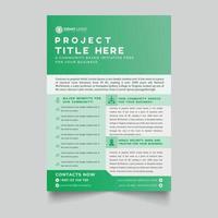 Professional Flyer design vector