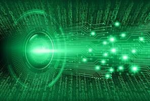 eye cyber circuit future technology concept background vector