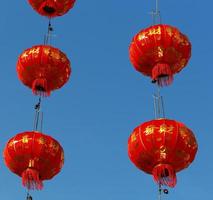 linternas chinas, año nuevo chino. foto