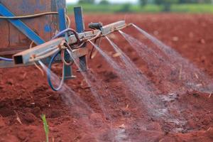 Tractor sprayer for agriculture. photo