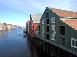 Trondheim city in Norway photo