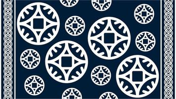 Round Shape Pattern Design Vector Illustration