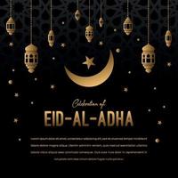 Eid Al Adha Celebration Banner Design vector