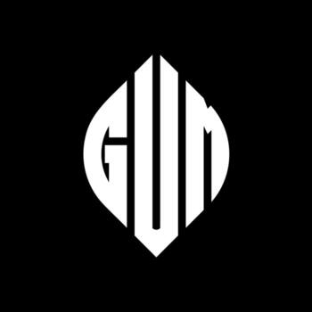 diseño de logotipo de letra de círculo de goma con forma de círculo y elipse. Letras de elipse de goma con estilo tipográfico. las tres iniciales forman un logo circular. vector de marca de letra de monograma abstracto del emblema del círculo de goma.