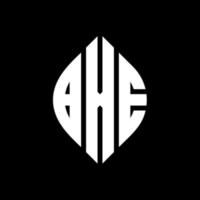 BXE circle letter logo design with circle and ellipse shape. BXE ellipse letters with typographic style. The three initials form a circle logo. BXE Circle Emblem Abstract Monogram Letter Mark Vector. vector