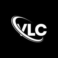 logotipo vlc. letra VC. diseño de logotipo de letra vlc. logotipo de vlc iniciales vinculado con círculo y logotipo de monograma en mayúsculas. tipografía vlc para tecnología, negocios y marca inmobiliaria. vector