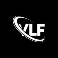 VLF logo. VLF letter. VLF letter logo design. Initials VLF logo linked with circle and uppercase monogram logo. VLF typography for technology, business and real estate brand. vector