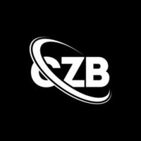 CZB logo. CZB letter. CZB letter logo design. Initials CZB logo linked with circle and uppercase monogram logo. CZB typography for technology, business and real estate brand. vector