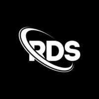 RDS logo. RDS letter. RDS letter logo design. Initials RDS logo linked with circle and uppercase monogram logo. RDS typography for technology, business and real estate brand. vector