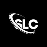 SLC logo. SLC letter. SLC letter logo design. Initials SLC logo linked with circle and uppercase monogram logo. SLC typography for technology, business and real estate brand. vector