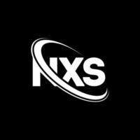 logotipo de nxs. letra nxs. diseño del logotipo de la letra nxs. logotipo de las iniciales nxs vinculado con un círculo y un logotipo de monograma en mayúsculas. tipografía nxs para tecnología, negocios y marca inmobiliaria. vector