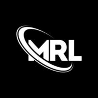 MRL logo. MRL letter. MRL letter logo design. Initials MRL logo linked with circle and uppercase monogram logo. MRL typography for technology, business and real estate brand. vector