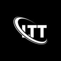 LTT logo. LTT letter. LTT letter logo design. Initials LTT logo linked with circle and uppercase monogram logo. LTT typography for technology, business and real estate brand. vector