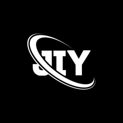 JIY logo. JIY letter. JIY letter logo design. Initials JIY logo linked with circle and uppercase monogram logo. JIY typography for technology, business and real estate brand.