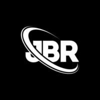 JBR logo. JBR letter. JBR letter logo design. Initials JBR logo linked with circle and uppercase monogram logo. JBR typography for technology, business and real estate brand. vector