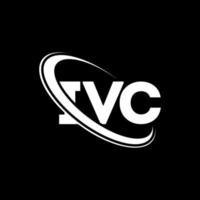 IVC logo. IVC letter. IVC letter logo design. Initials IVC logo linked with circle and uppercase monogram logo. IVC typography for technology, business and real estate brand. vector