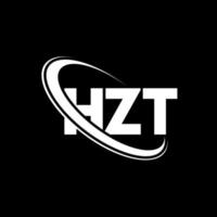 HZT logo. HZT letter. HZT letter logo design. Initials HZT logo linked with circle and uppercase monogram logo. HZT typography for technology, business and real estate brand. vector