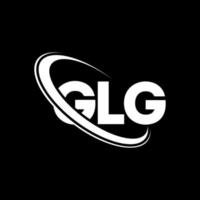 logotipo de glg. letra glg. diseño del logotipo de la letra glg. Logotipo de iniciales glg vinculado con círculo y logotipo de monograma en mayúsculas. tipografía glg para tecnología, negocios y marca inmobiliaria. vector