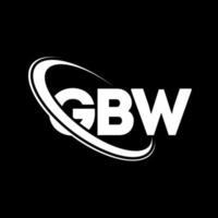 GBW logo. GBW letter. GBW letter logo design. Initials GBW logo linked with circle and uppercase monogram logo. GBW typography for technology, business and real estate brand. vector