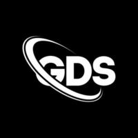 GDS logo. GDS letter. GDS letter logo design. Initials GDS logo linked with circle and uppercase monogram logo. GDS typography for technology, business and real estate brand. vector